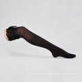 Wholesale transparent pantyhose foot sexy bowknot thigh high silk stockings women